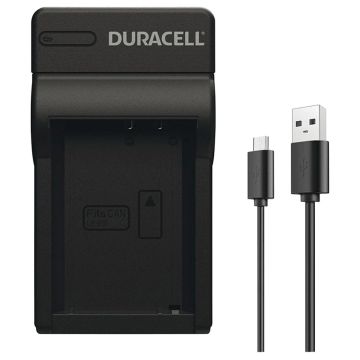 Duracell Lādētājs ar USB kabeli paredzēts DR9967/LP-E10