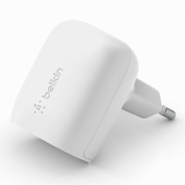 Belkin BOOST Charge USB-C 20W PD Lādētājs PPS, Balts