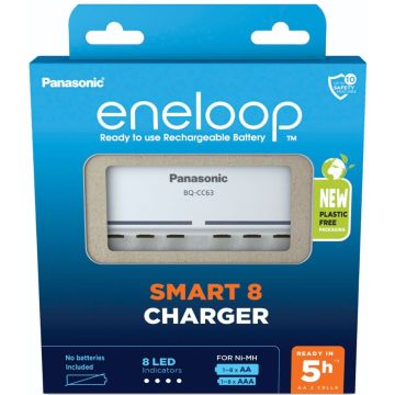 Panasonic Eneloop LCD PRO lādētājs BQ-CC65 ERP bez akumulatoriem