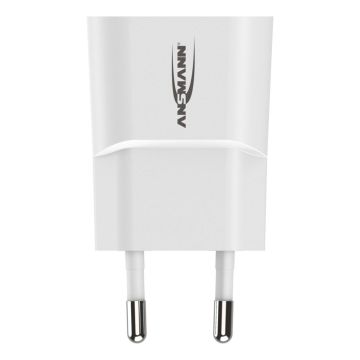 Ansmann mājas lādētājs HC105w 1xUSB 1000mA balts