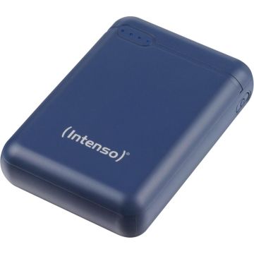 Intenso Powerbank XS10000 10000 mAh, 1x USB-C, 1x USB-A, melns, ar USB-A uz USB-C kabeli