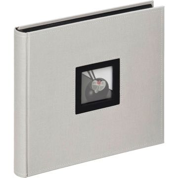 Walther Black & White Foto albums, grāmatas iesējums, 27x26 cm, pelēks, FA209D