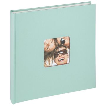 Walther Fun Foto albums, 40 baltas lpp., grāmatas iesējums, 26x25 cm, piparmētru zaļš, FA205A