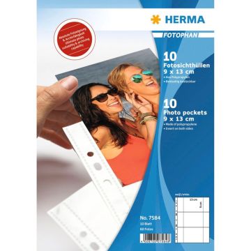 Herma foto kabatiņas A49x13 horiz. 10 loksnes 7584