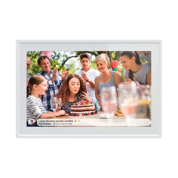 Braun DigiFrame 1019 WiFi Digitālais foto rāmis, 10.1" (25.7 cm), 1280x800 izšķirtspēja, SD karte, USB, Wi-Fi, balts