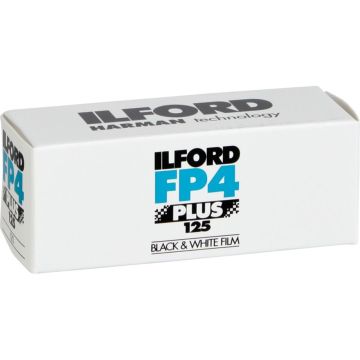 Ilford FP4 Plus Melnbaltā foto filma 120 formāts ISO125