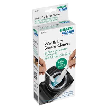 Green Clean Sensor-Cleaner mitrās + sausās salvetes nepilna izmēra 4 gab.