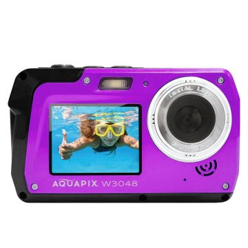 Easypix Aquapix W3048 Edge Ūdensizturīga Digitālā Kamera , 16MP, 2.7" Ekrāns, HD Video, Violeta