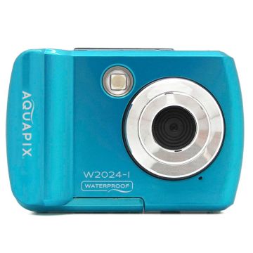 Easypix Aquapix W2024 Splash Ūdensizturīga Digitālā Kamera , 16MP, 2.4" Ekrāns, HD Video, Ledus Zila