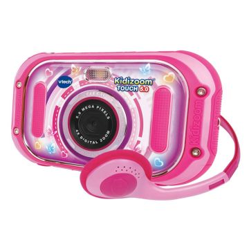 VTech Kidizoom Touch 5.0 Bērnu Digitālā Fotokamera, 5MP, 2.4" Skārienjūtīgs Ekrāns, HD Video, Rozā