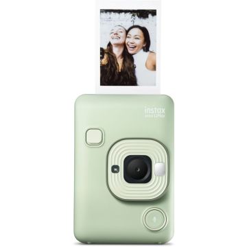 Fujifilm Instax Mini LiPlay Momentfoto Kamera mačas zaļš