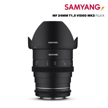 Samyang MF 24mm T1.5 VDSLR MK2 Objektīvs paredzēts Fuji X