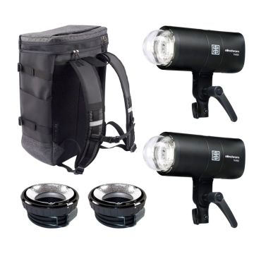 Elinchrom THREE ārējā zibspuldze dubultkomplekts