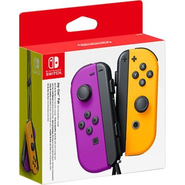 Nintendo Joy-Con 2 gab. Neona lillā / Neona oranžs