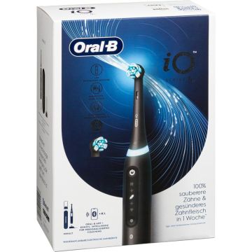 Oral-B iO Series 5 elektriskā zobu birste, Matt Black, 5 tīrīšanas režīmi