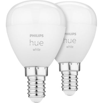 Philips Hue LED spuldžu E14 2 komplektu komplekts 5,7 W 470lm White Luster