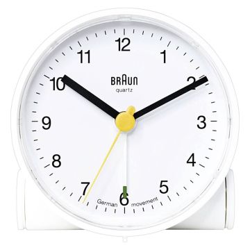 Braun BNC 001 WH Modinātājpulkstenis, Balts