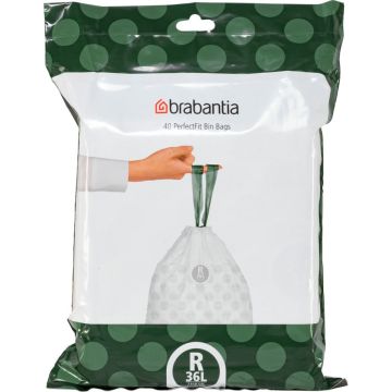 Brabantia PerfectFit atkritumu maisi, padomi R, 36L, 40 gab.