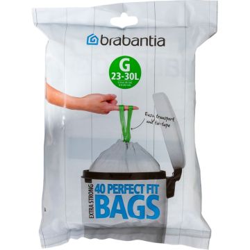 Brabantia PerfectFit atkritumu maisi, padomi G, 25-30L, 40 gab.