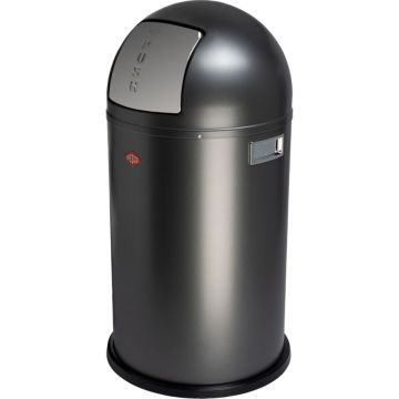 WESCO Pushboy Atkritumu Tvertne 50L grafīta matēta