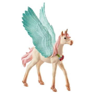 Schleich bayala 70575 Decorated Unicorn Pegasus, Foal kumeļš-vienradzis