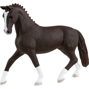 Schleich Zirgu klubs 13927 Hanoveru šķirnes ķēve, melna