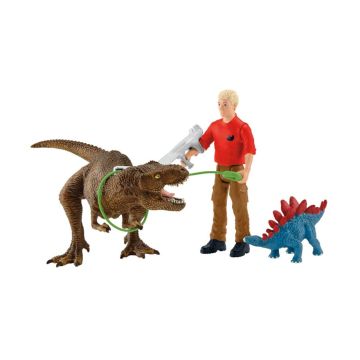 Schleich Dinosaurs 41465 Tiranozaurs Rex uzbrukums