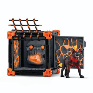 Schleich Eldrador Creatures BattleCave Lavahyäne 42674 - Kaujas ala Lavas hiēna figūriņa