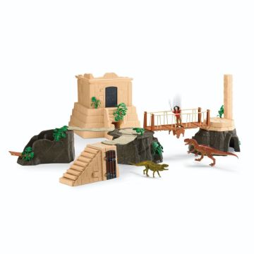 Schleich Dinosaurs 42656 Dino Tempel-Eroberung Mega-Set - Dinozauru tempļa iekarošanas mega komplekts figūriņa