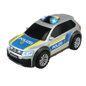 Dickie VW Tiguan R-Line policijas rotaļu auto balts