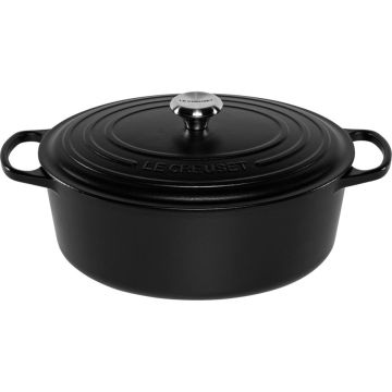 Le Creuset Signature Oval Roaster melns 33 cm