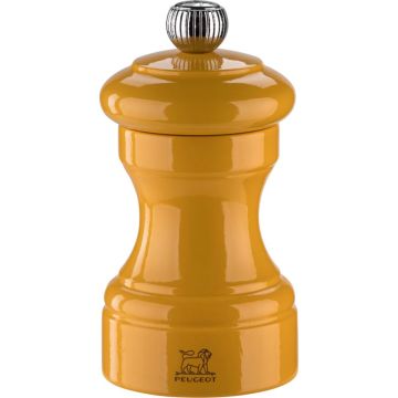 Peugeot Bistro piparu dzirnaviņas 10cm, dzeltens safrāns, krāsots koks