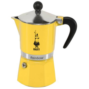 Bialetti Rainbow 3TZ dzeltena kafijas podu