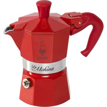 Bialetti La MOKINA Mokka Kafijas Kanna sarkana Winter Wonderland