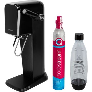 SodaStream Art ūdens gāzētājs, melns, elegants dizains