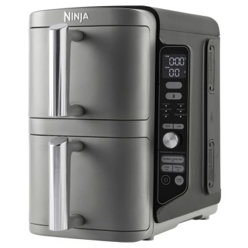 Ninja SL400EU Double Stack Airfryer (karstā gaisa fritieris), 1900W, 8 l, dubultā zona