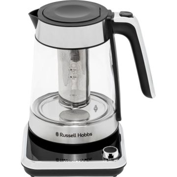 Russell Hobbs 26200-70 Attentiv elektriskā tējkanna, nerūsējošais tērauds, 1.7L, 2400W