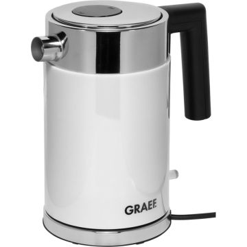 Graef WK 401 elektriskā tējkanna, balta, 1.5L, 2000W