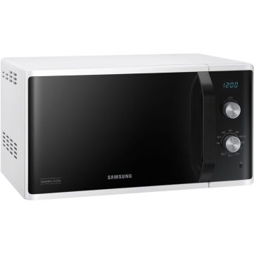 Samsung MG23K3614AW mikroviļņu krāsns, 23 l, 800W, ar grilu, automātiskie režīmi, balta