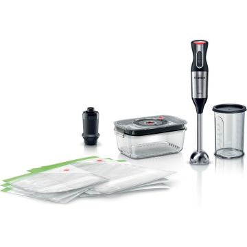 Bosch MS6CM61V2 Vacuum ErgoMixx rokas blenderis, 1000W, vakuuma funkcija, trauks 600ml