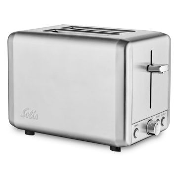 Solis Steel Toaster 8002 tosteris – 850W, 2 spraugas, nerūsējošais tērauds.