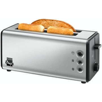 Unold 38915 Toaster Onyx Duplex tosteris – 1000W, 4 spraugas, melns.