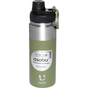 Asobu Alpine pudele pudelēm, zaļa, 0,53 l