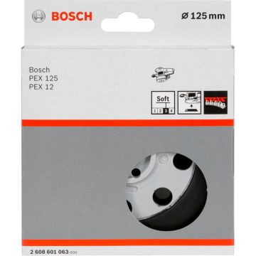 Bosch Slīppapīrs 8-caurumu soft paredzēts PEX 12/125/400