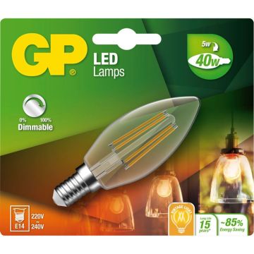 GP Lighting Filament Kerze E14 D 5W (40W) dimmable 470 lm