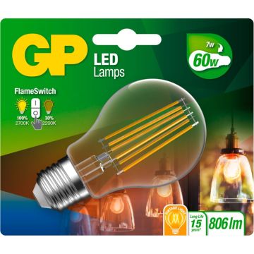 GP Lighting LED FlameSwitch E27 7W (60W) 806 lm GP 085317