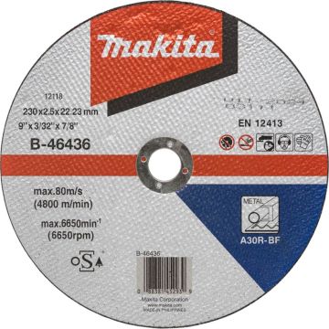 Makita B-46436 griešanas disks 230x2,5mm tērauda