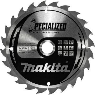 Makita B-32910 SPECIALIZED zāģa asmens 165x20x24Z