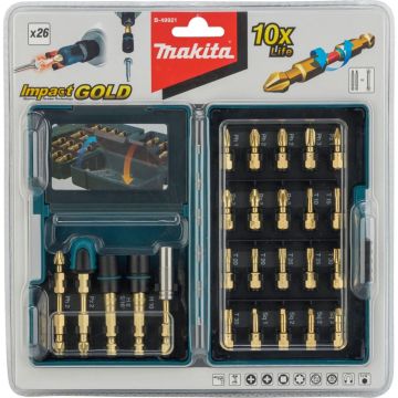 Makita 26 gab. vērpes uzgaļu komplekts B-49921