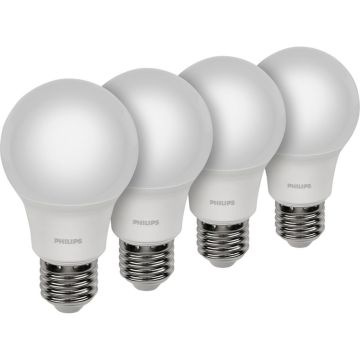 Philips LED spuldze E27 4 gab. 60W 2700K